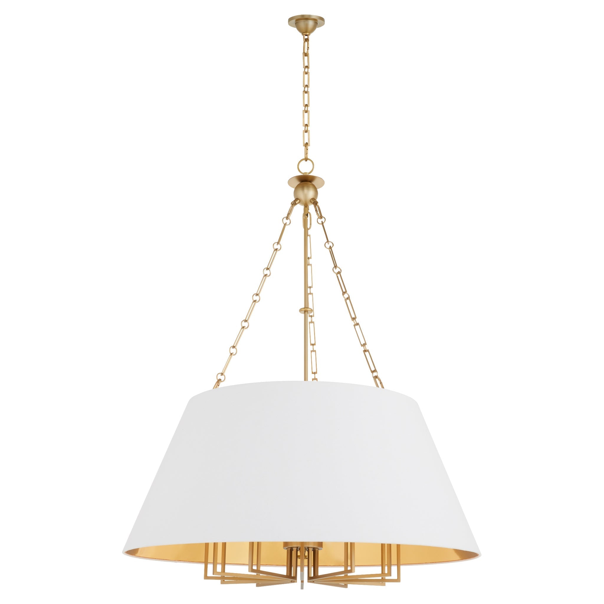 Quorum 8562-12-80 Pendant, UL Damp Rated, Aged Brass