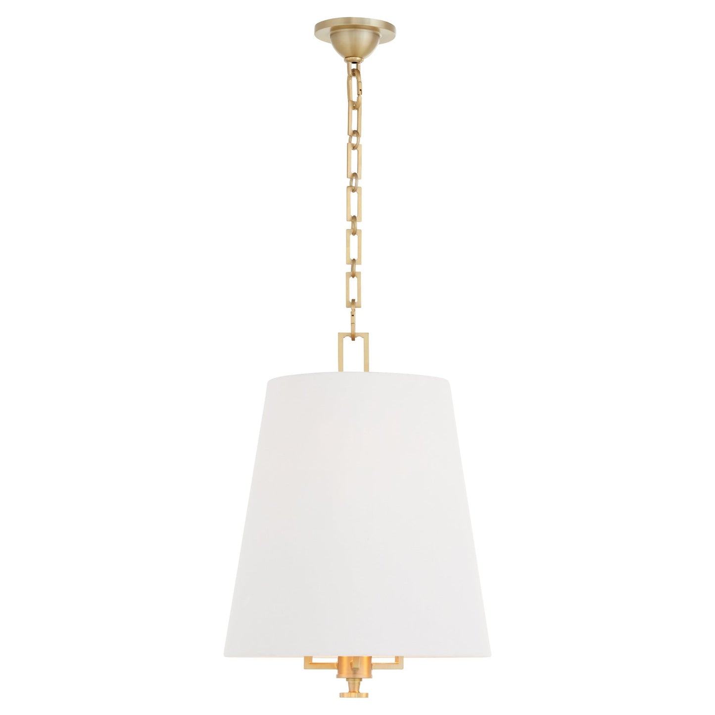 Quorum 8562-3-80 Pendant, UL Damp Rated, Aged Brass
