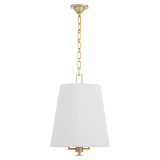 Quorum 8562-3-80 Pendant, UL Damp Rated, Aged Brass