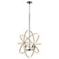 Quorum 86-5-69 Pendant - Textured Black W/ Driftwood Finish