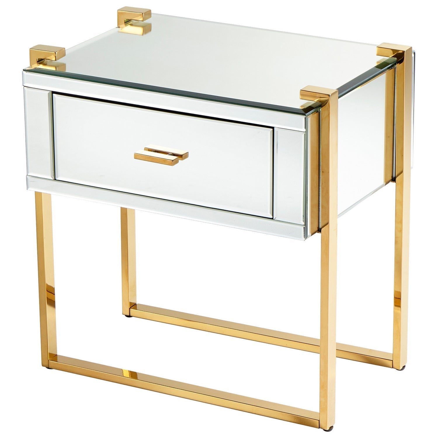 Cyan Design 08729 St. Clair Side Table - Aged Brass