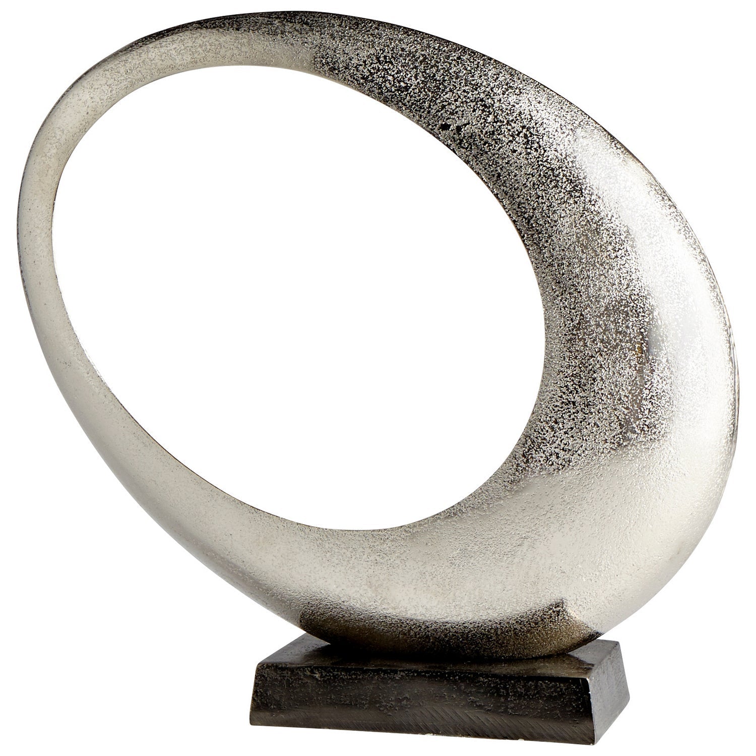 Cyan Design 08897 Clearly Through Sculpture - Raw Nickel - Small