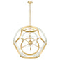 Quorum 866-8-0880 Pendant, UL Damp Rated, Studio White|Aged Brass