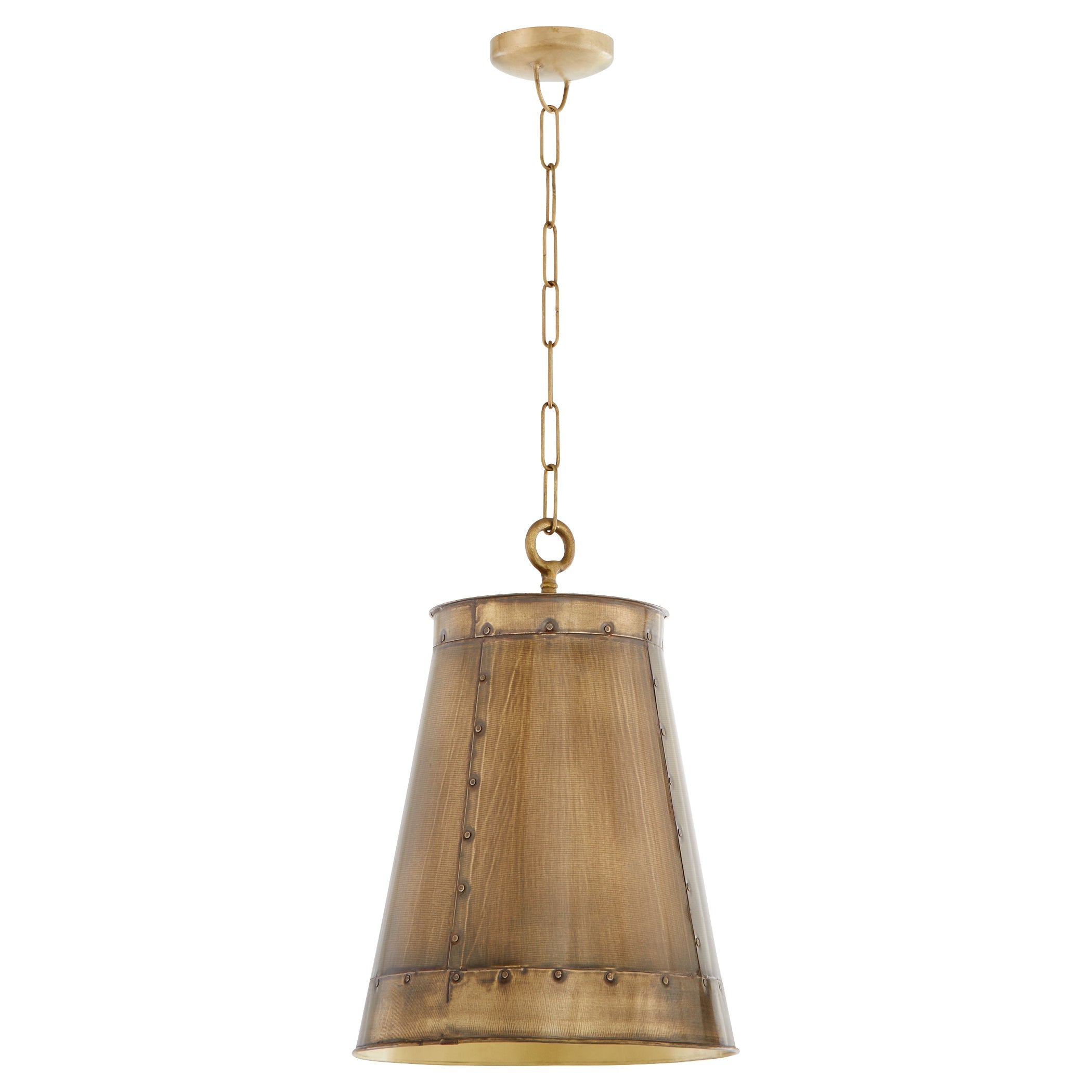 Quorum 87-3-75 Pendant - Artisan Brass