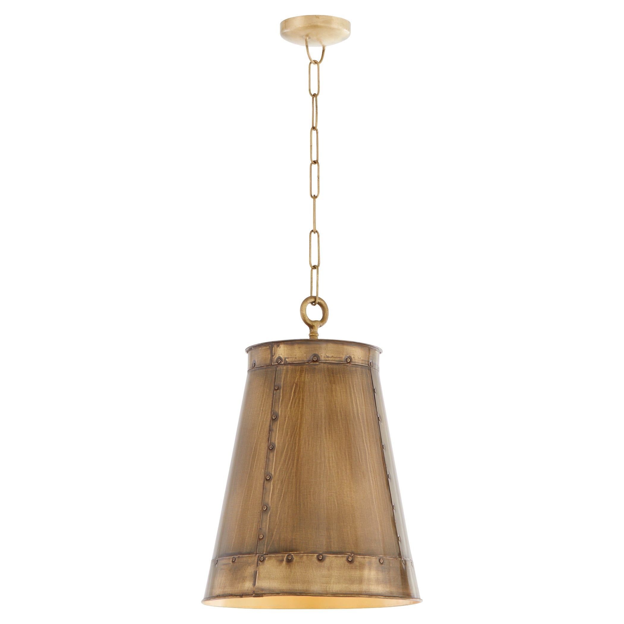 Quorum 87-3-75 Pendant - Artisan Brass