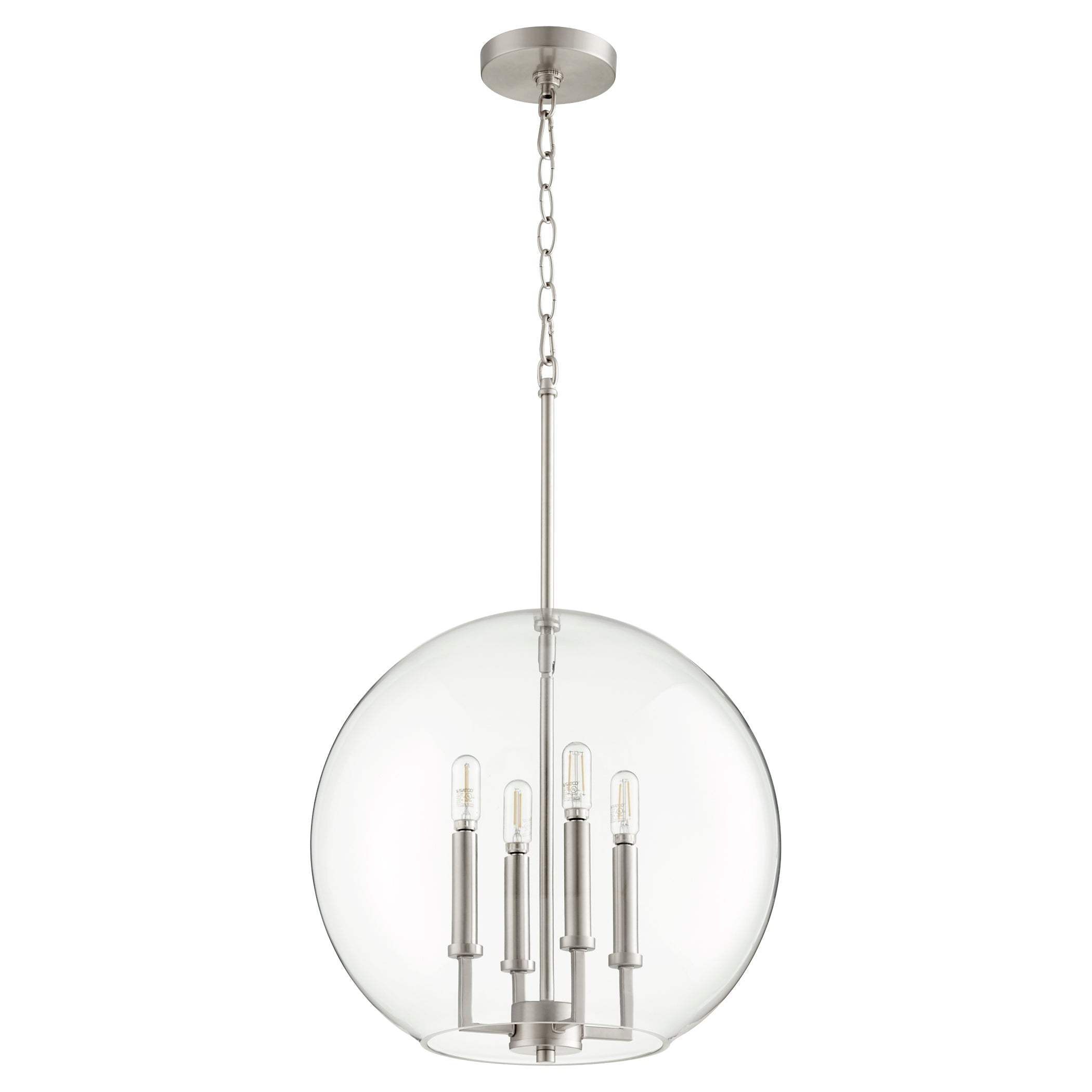Quorum 873-4-65 Pendant - Satin Nickel