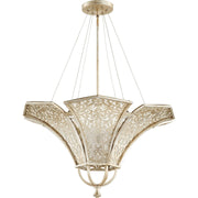 Quorum Bastille 875-4-60 Pendant - Aged Silver Leaf