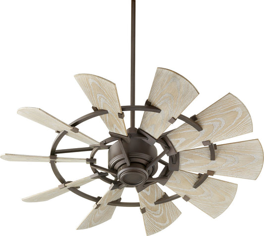 Quorum Windmill 194410-86 Patio Fan - Oiled Bronze