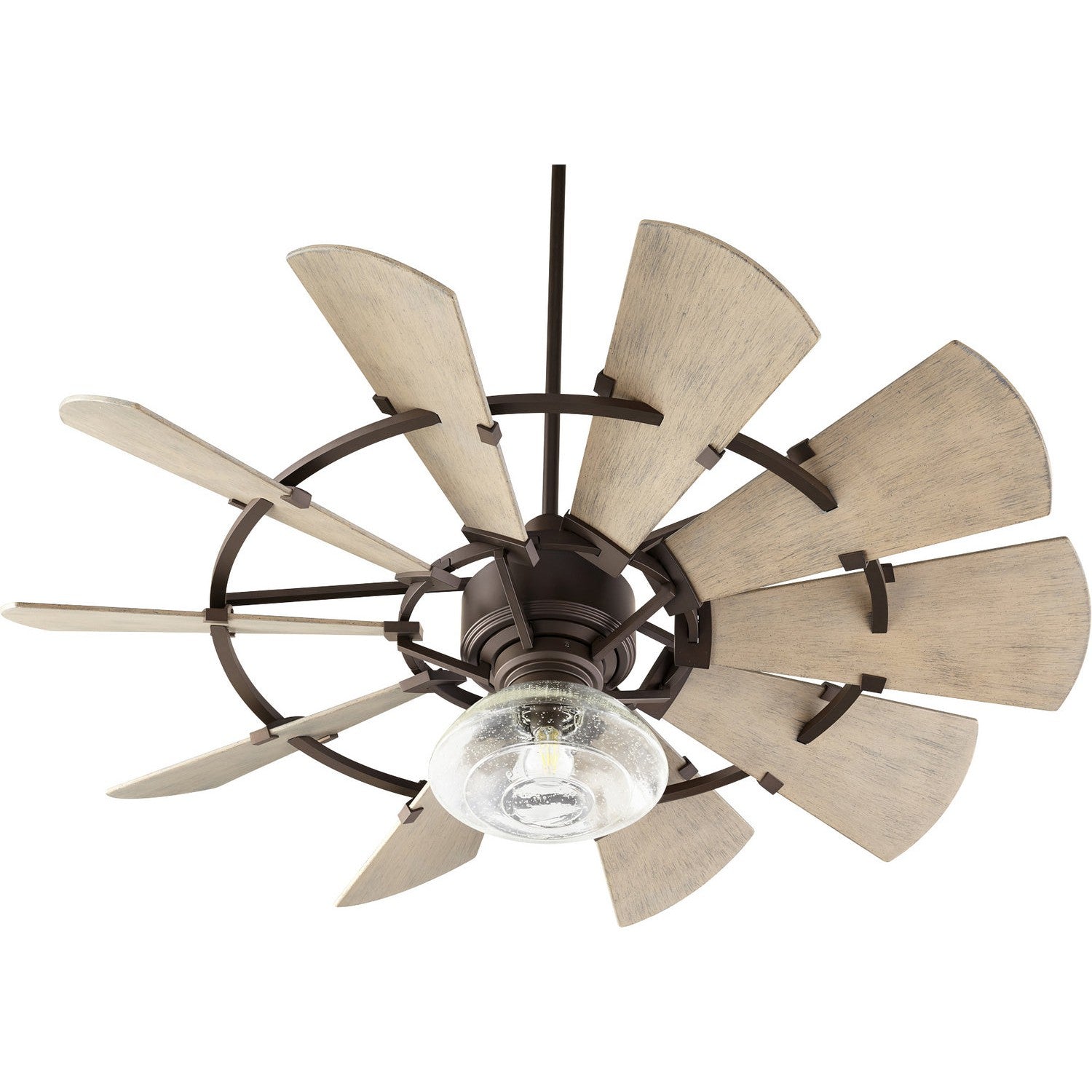 Quorum Windmill 195210-86 Patio Fan - Oiled Bronze