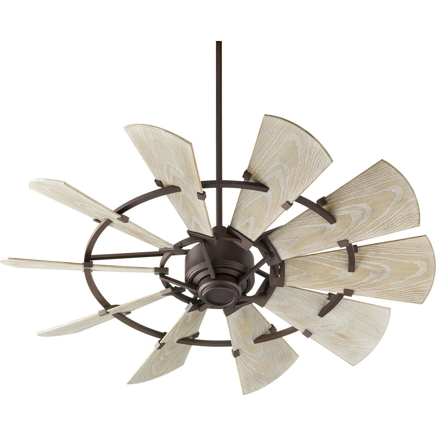 Quorum Windmill 195210-86 Patio Fan - Oiled Bronze