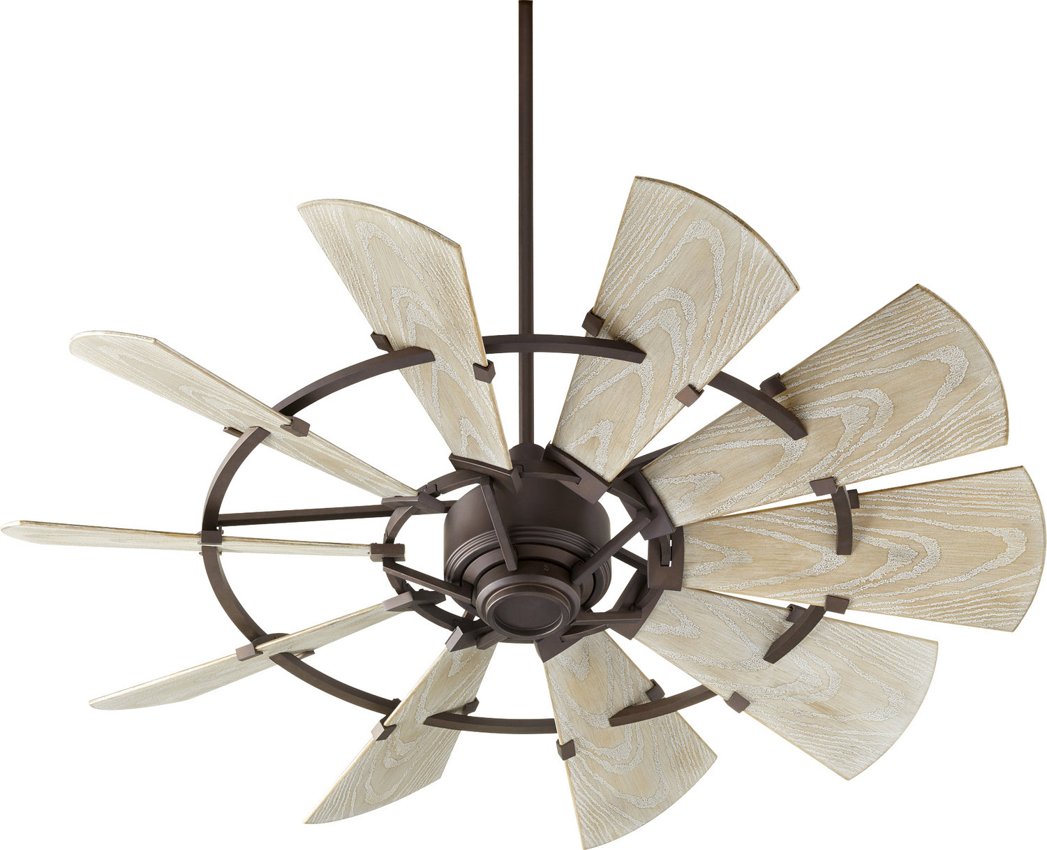 Quorum Windmill 195210-86 Patio Fan - Oiled Bronze