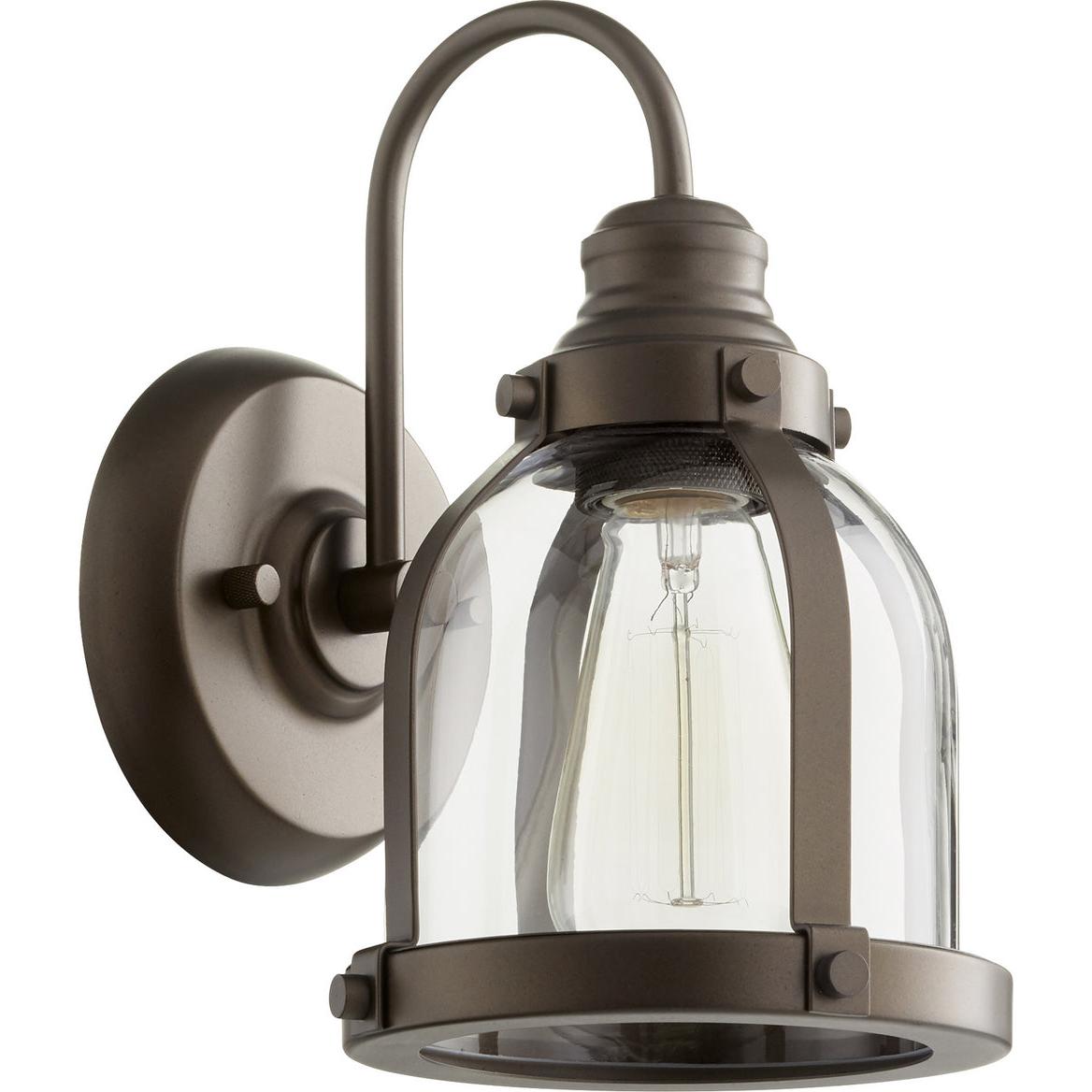 Quorum 586-1-86 One Light Wall Mount - Oiled Bronze Finish