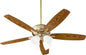 Quorum Breeze 70525-480 Ceiling Fan - Aged Brass