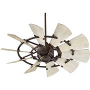 Quorum Windmill 94410-86 Ceiling Fan - Oiled Bronze