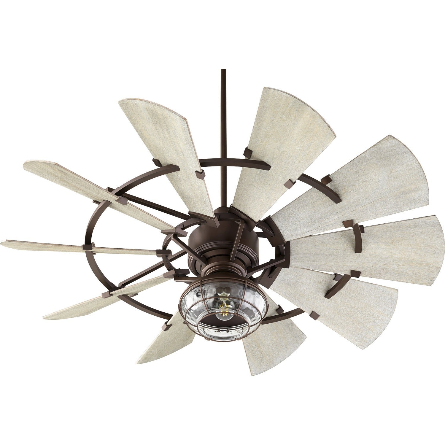 Quorum Windmill 95210-86 Farmhouse Ceiling Fan - Oiled Bronze