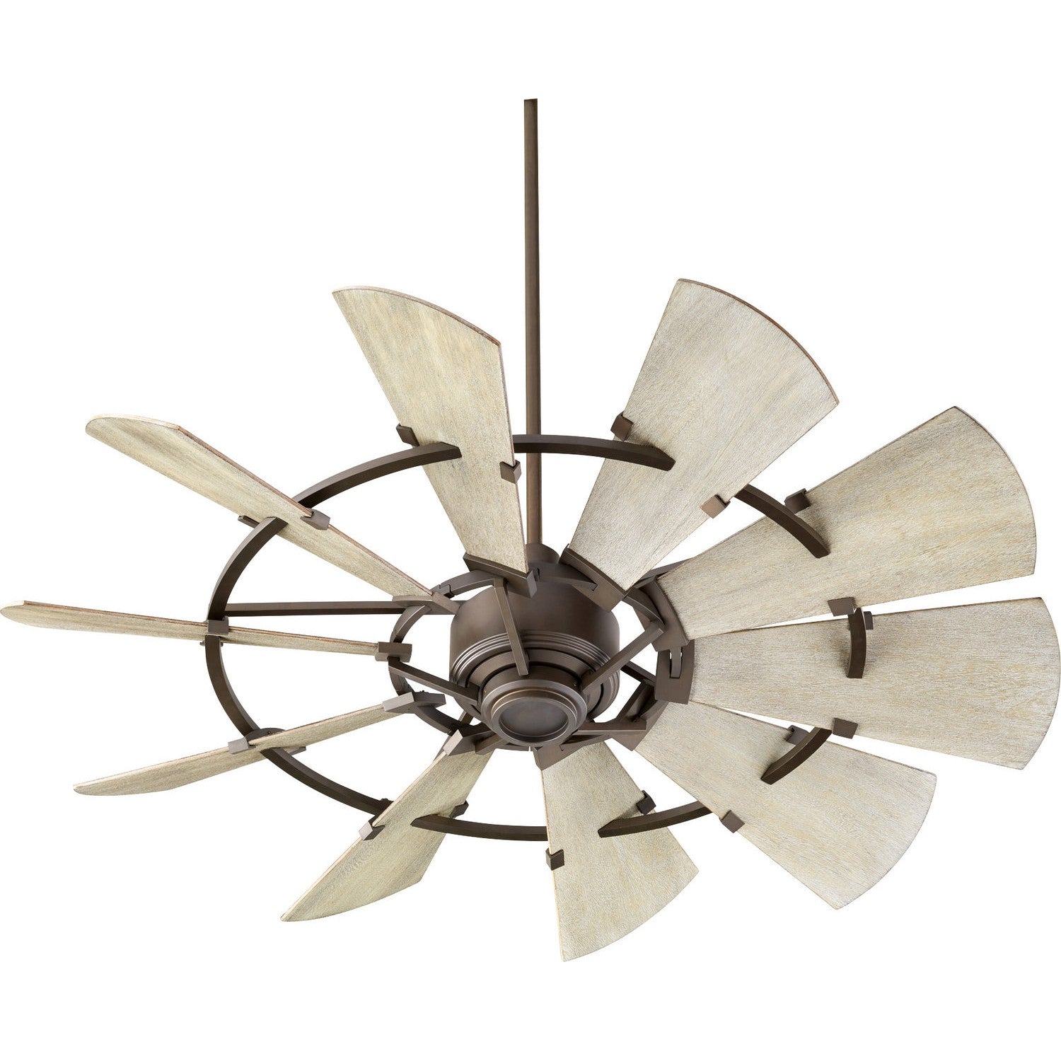 Quorum Windmill 95210-86 Farmhouse Ceiling Fan - Oiled Bronze