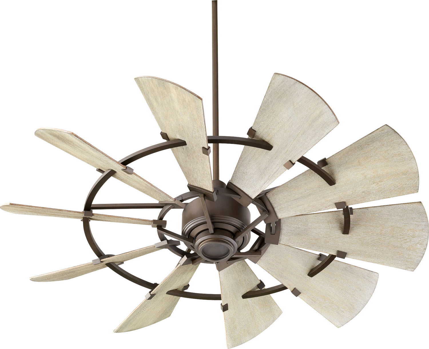 Quorum Windmill 95210-86 Farmhouse Ceiling Fan - Oiled Bronze