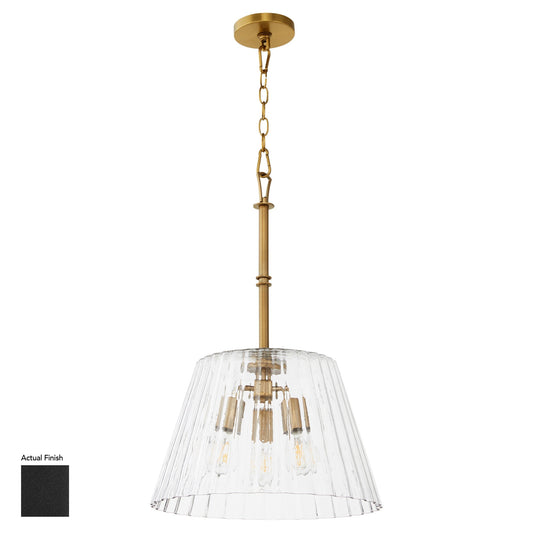 Quorum 8803-3-59 Pendant, UL Damp Rated, Matte Black