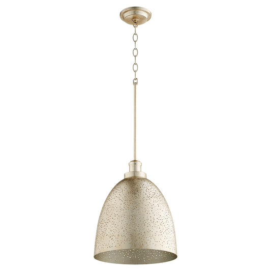 Quorum 8827-60 Pendant - Aged Silver Leaf
