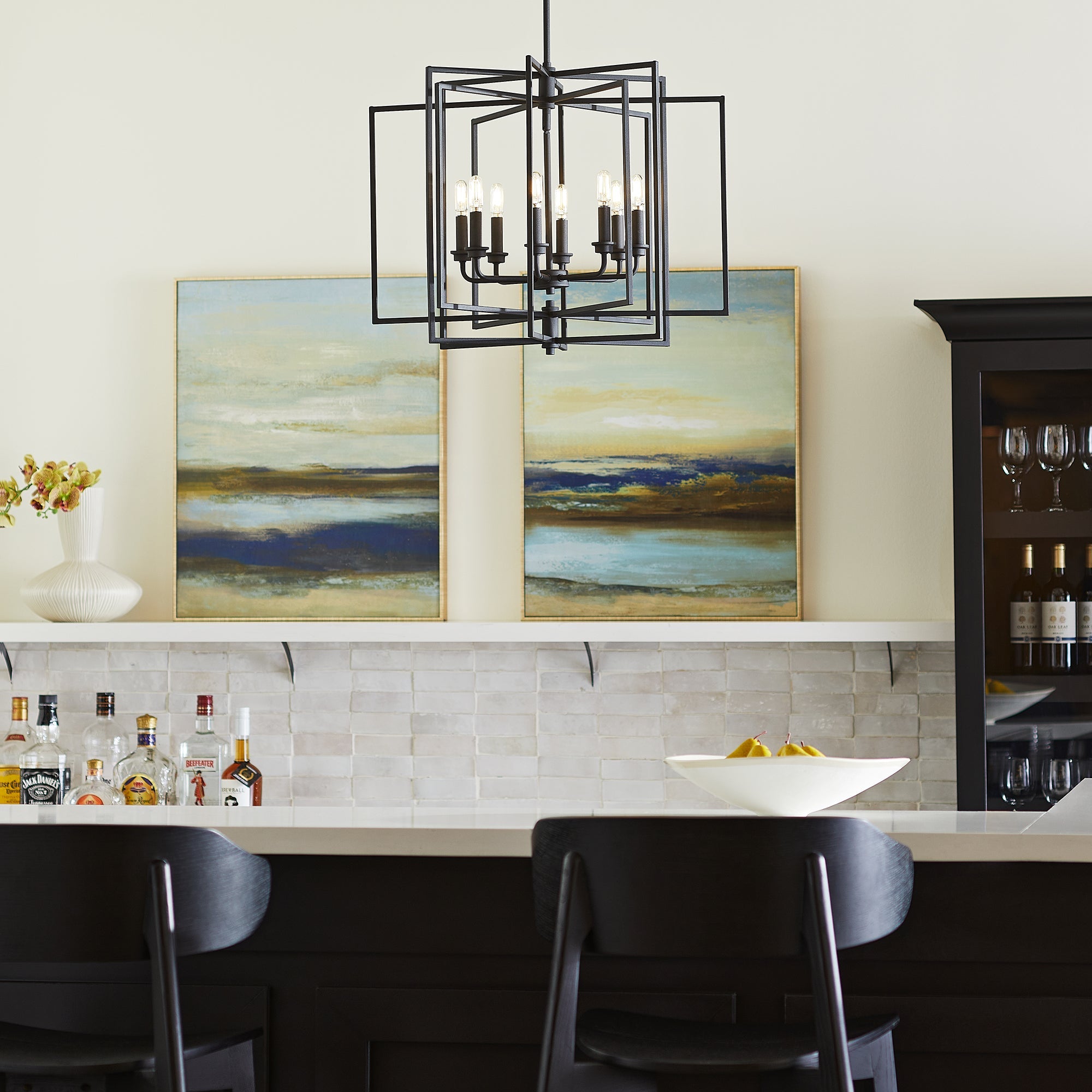 Quorum Hammond 888-8-69 Pendant - Textured Black