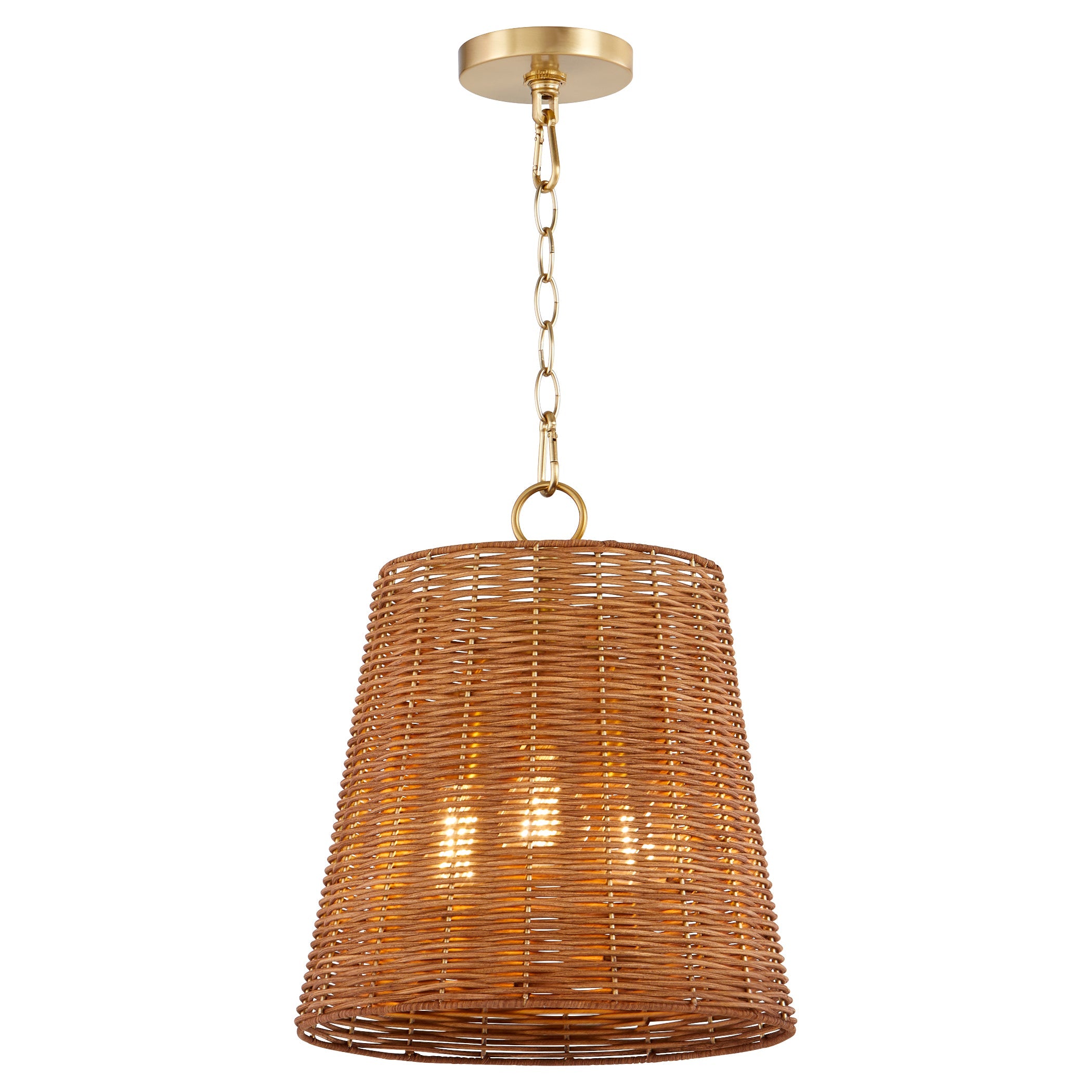 Quorum 8893-13-80 Pendant - Aged Brass