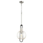 Quorum 89-10-6965 Pendant - Textured Black W/ Satin Nickel