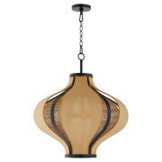 Quorum 892-3-59 Pendant, UL Damp Rated, Matte Black