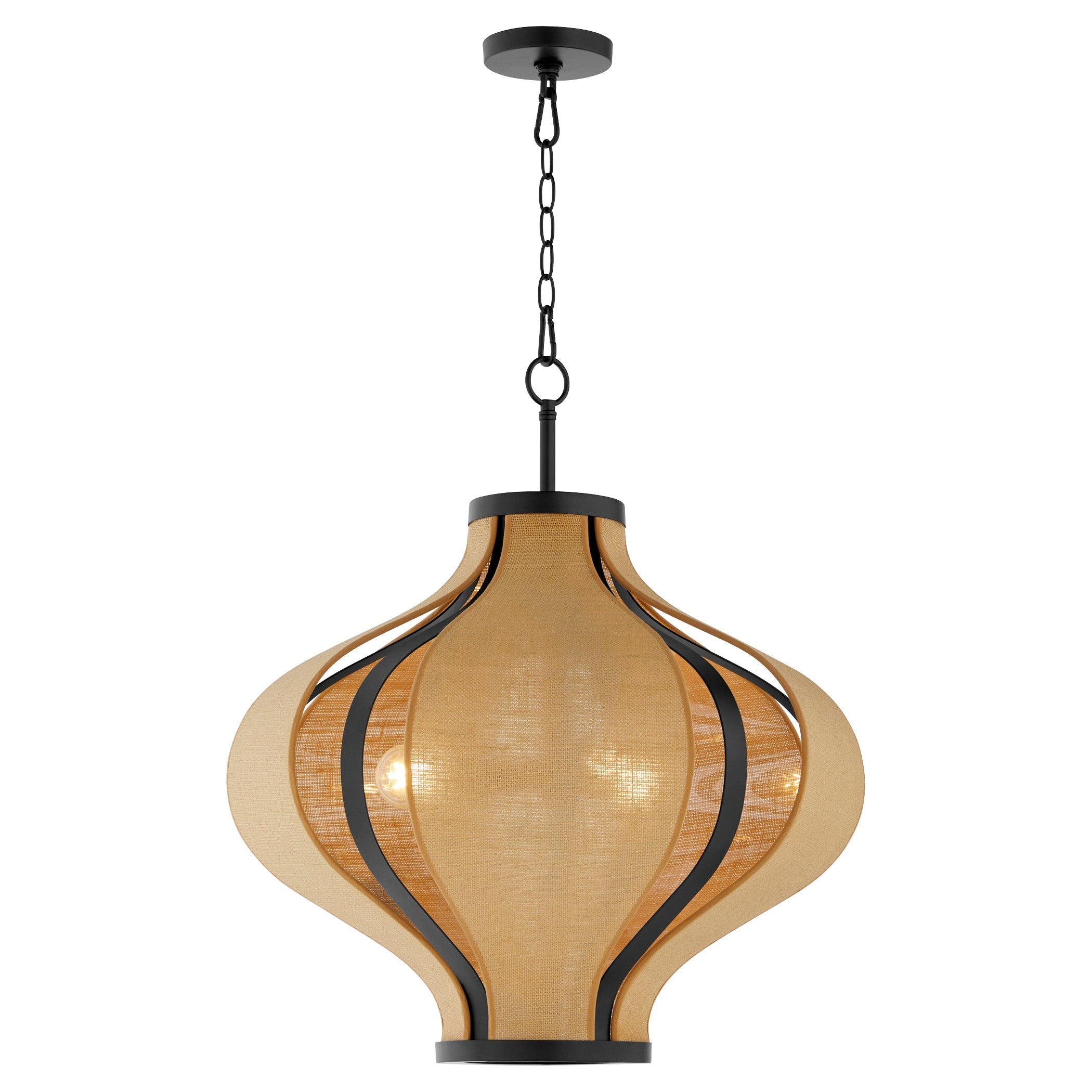 Quorum 892-3-59 Pendant, UL Damp Rated, Matte Black