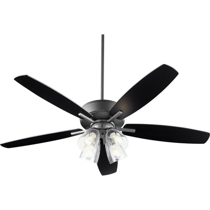 Quorum Breeze 70525-469 Ceiling Fan - Textured Black