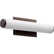 Quorum 911-18-86 Vanity - Oiled Bronze W/ Matte White Acrylic