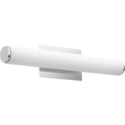 Quorum 911-24-62 Vanity - Polished Nickel W/ Matte White Acrylic