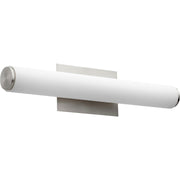 Quorum 911-24-65 Vanity - Satin Nickel W/ Matte White Acrylic