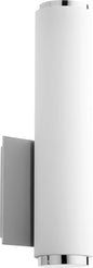 Quorum 911-62 Wall Mount - Polished Nickel W/ Matte White Acrylic