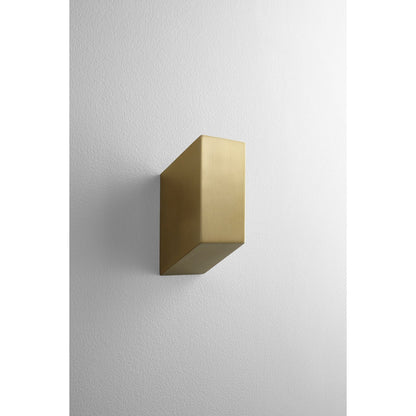 Oxygen Uno 3-500-40 Modern Sconce - Aged Brass