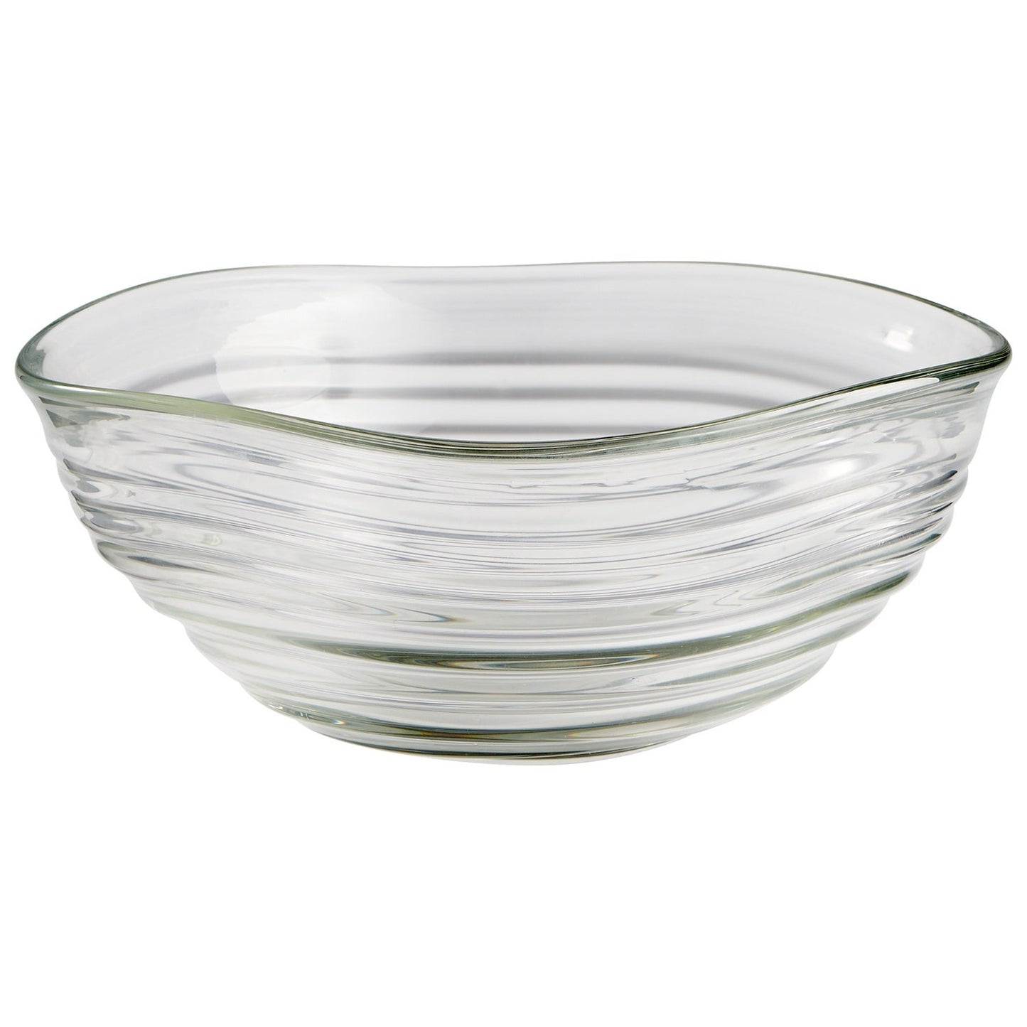 Cyan Design 10021 Wavelet Bowl - Clear - Small