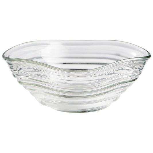 Cyan Design 10022 Wavelet Bowl - Clear - Large