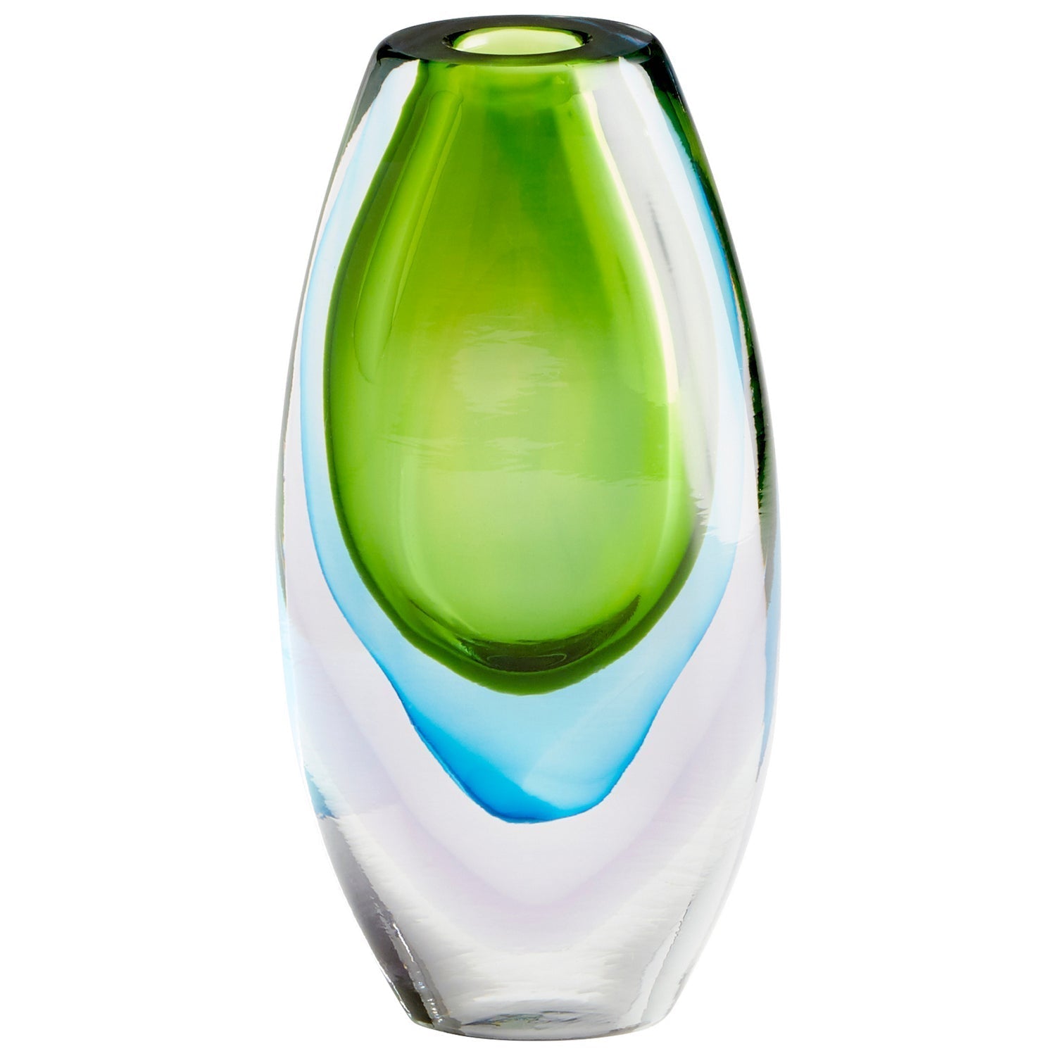 Cyan Design 10023 Canica Vase - Blue And Green - Small