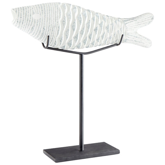 Cyan Design 10035 Grouper Sculpture - Clear And Frosted - Medium