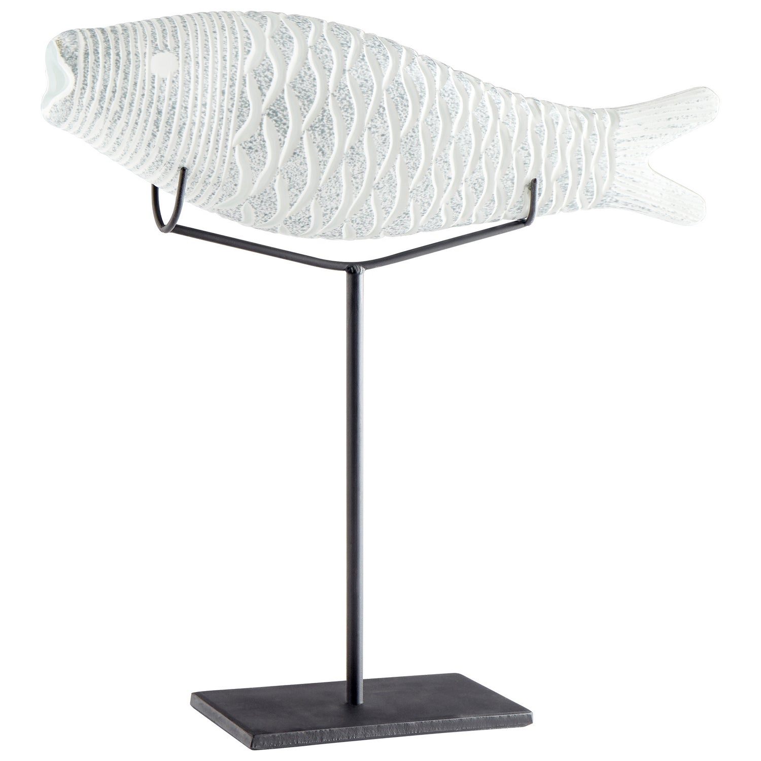 Cyan Design 10036 Grouper Sculpture - Clear And Frosted - Large