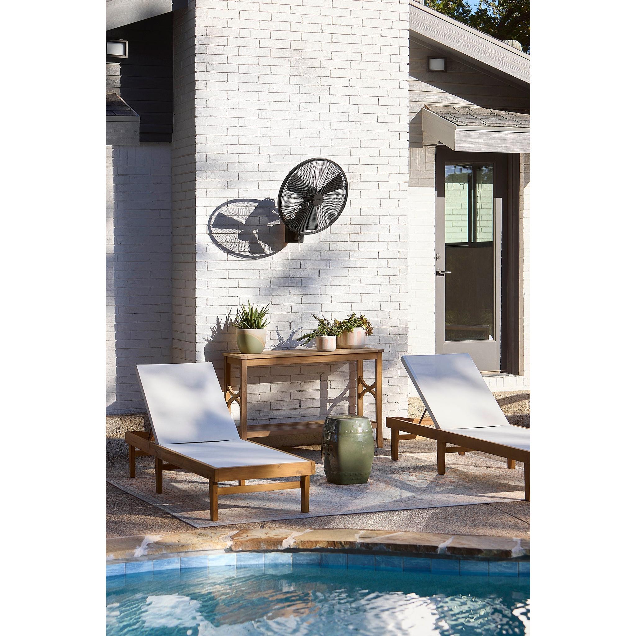 Quorum Impulse 93203-59 Patio Fan - Matte Black