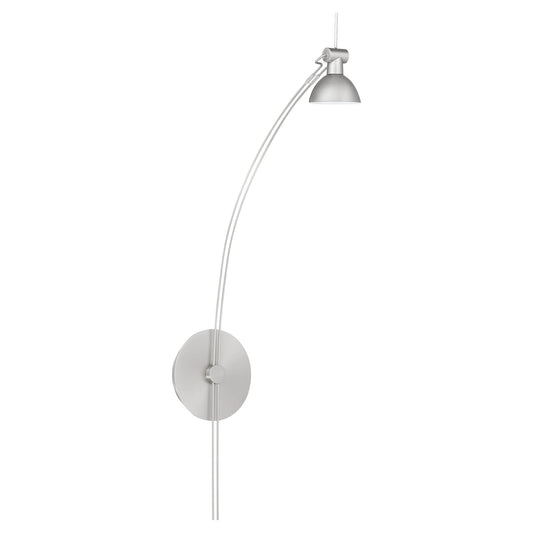 Quorum 943-65 Wall Mount, UL Damp Rated, Satin Nickel