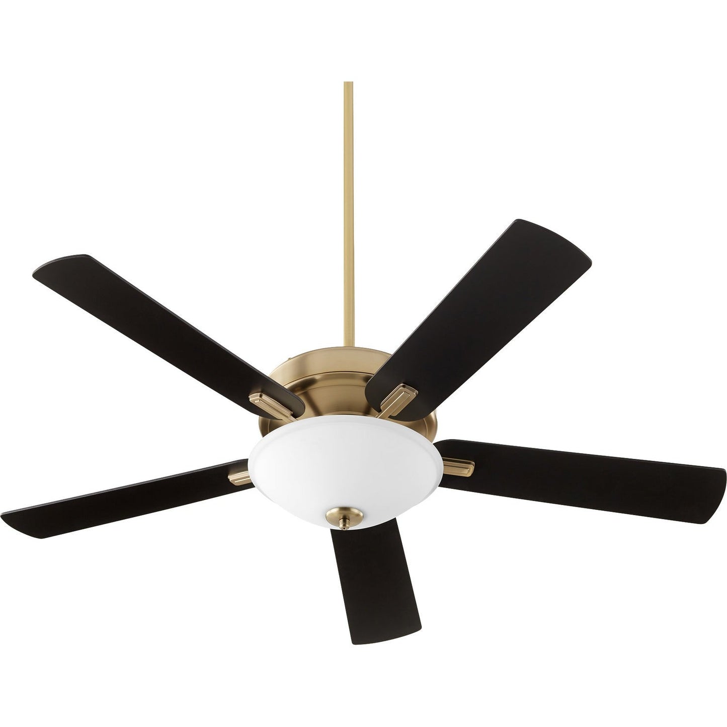 Quorum Premier 54525-80 Ceiling Fan - Aged Brass