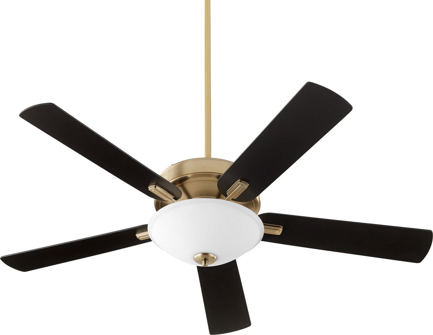 Quorum Premier 54525-80 Ceiling Fan - Aged Brass