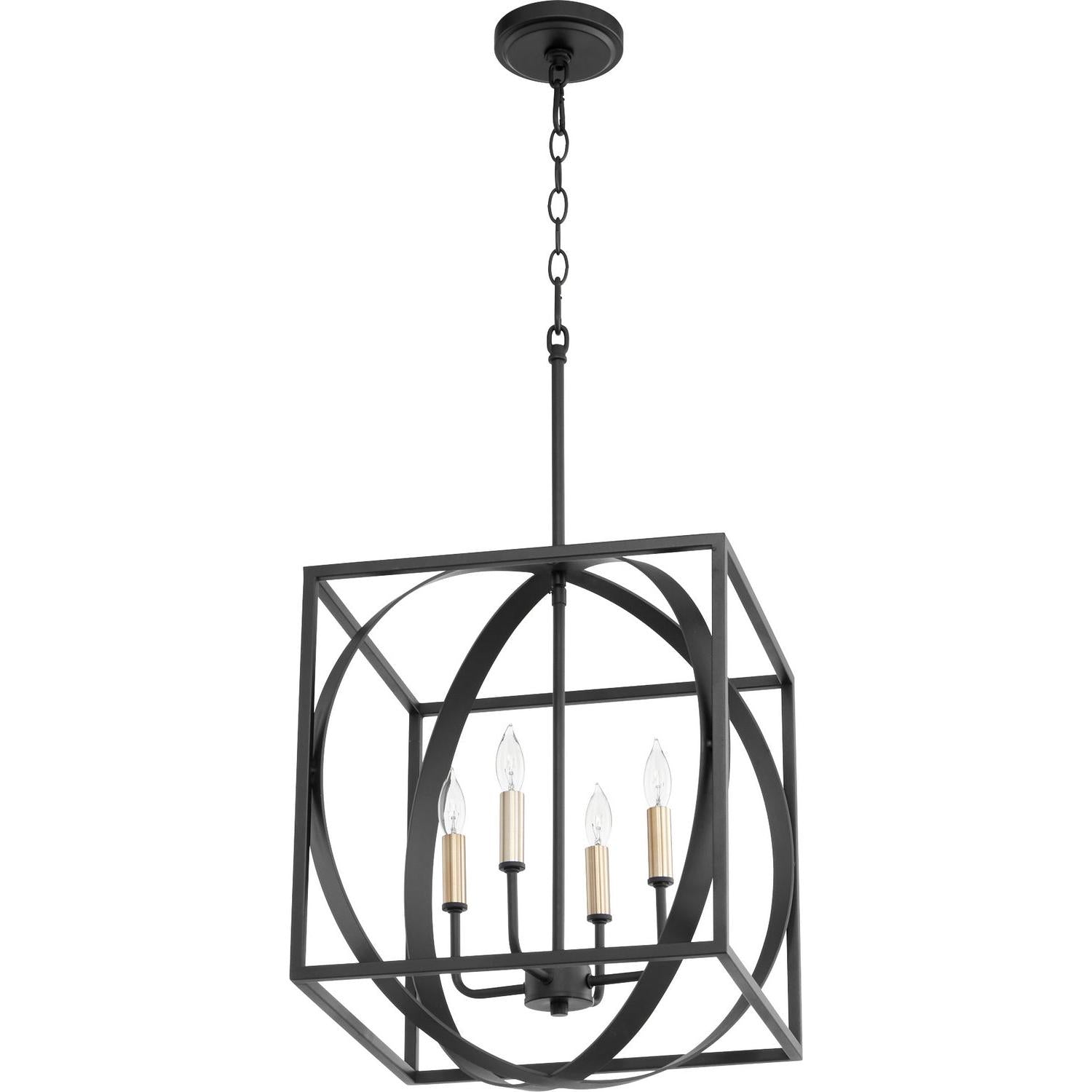 Quorum 8150-4-69 Pendant - Textured Black