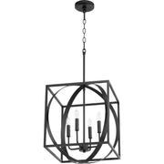 Quorum 8150-4-69 Pendant - Textured Black