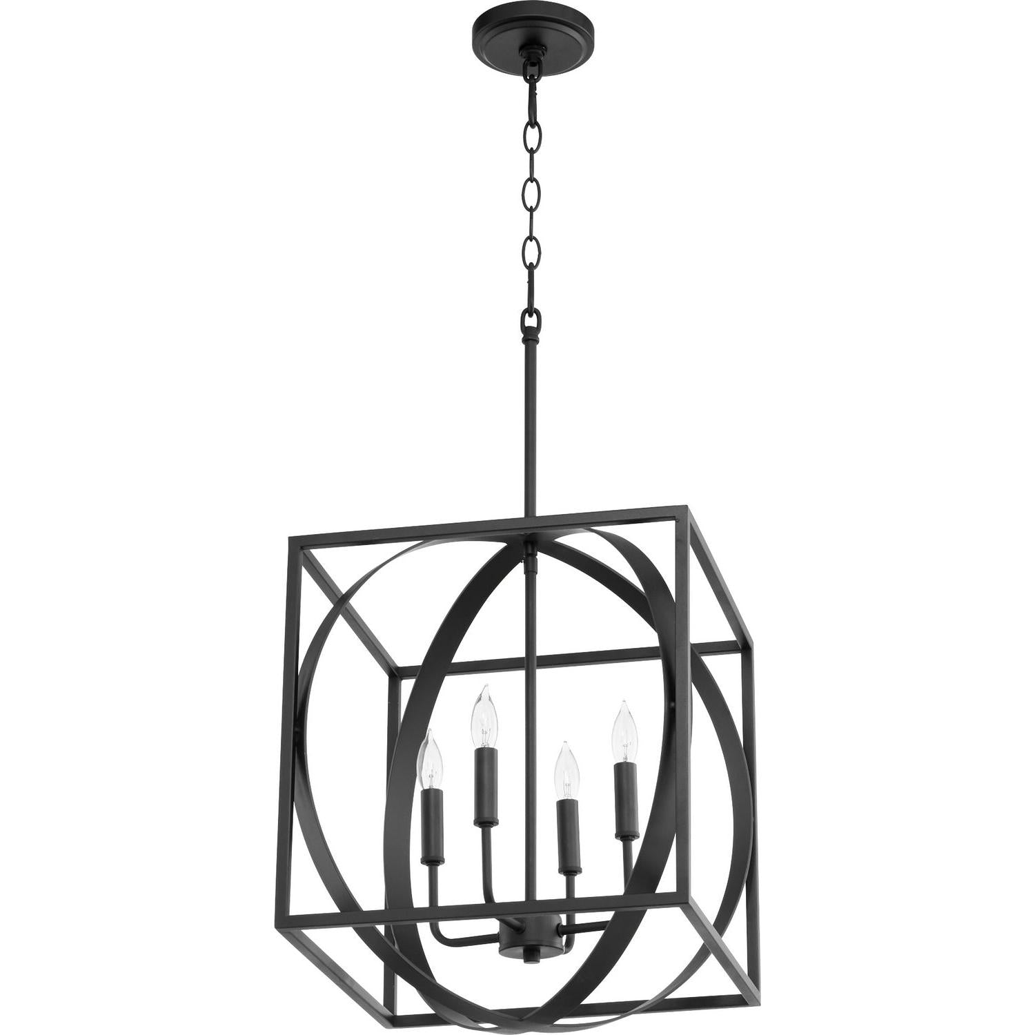 Quorum 8150-4-69 Pendant - Textured Black