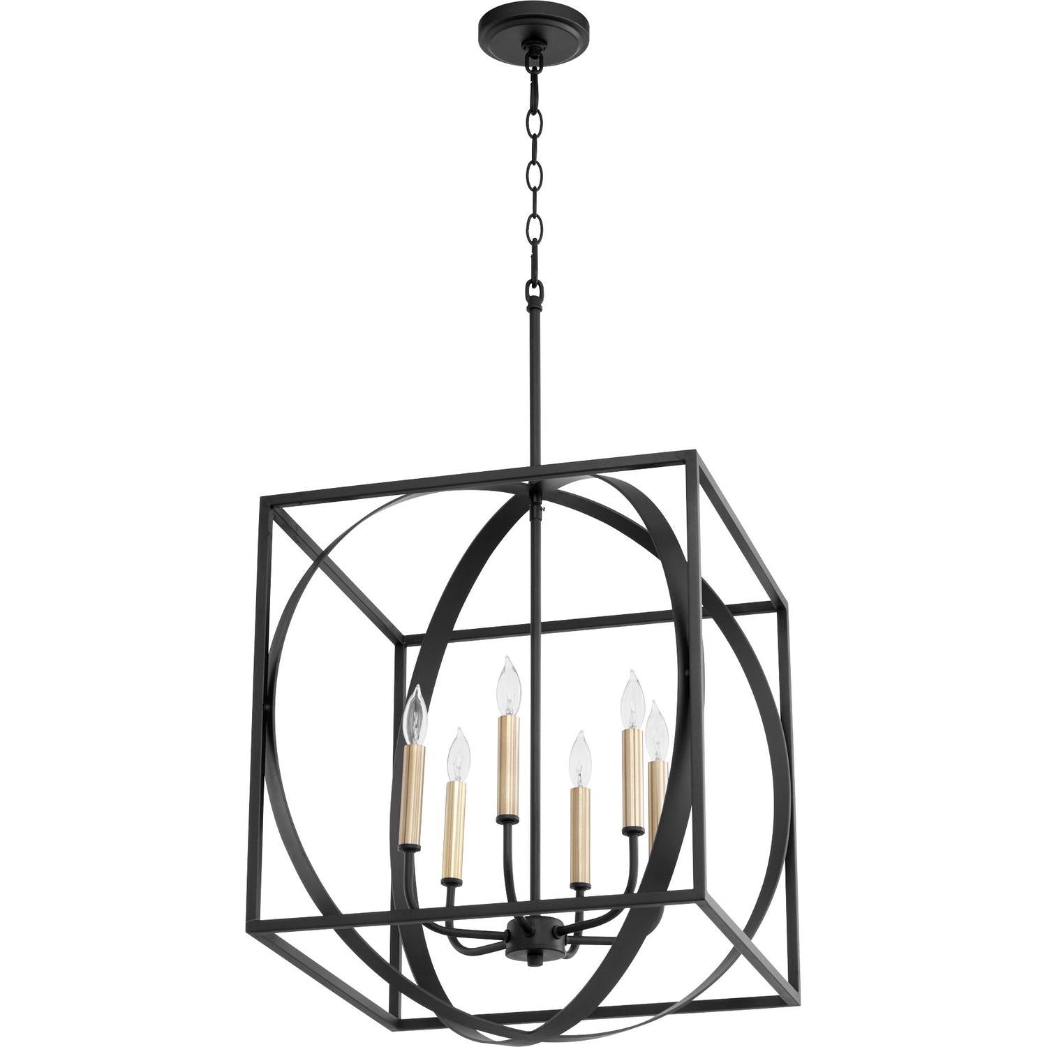 Quorum 8150-6-69 Pendant - Textured Black