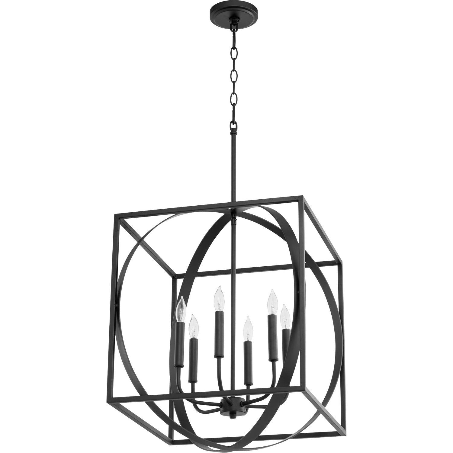 Quorum 8150-6-69 Pendant - Textured Black