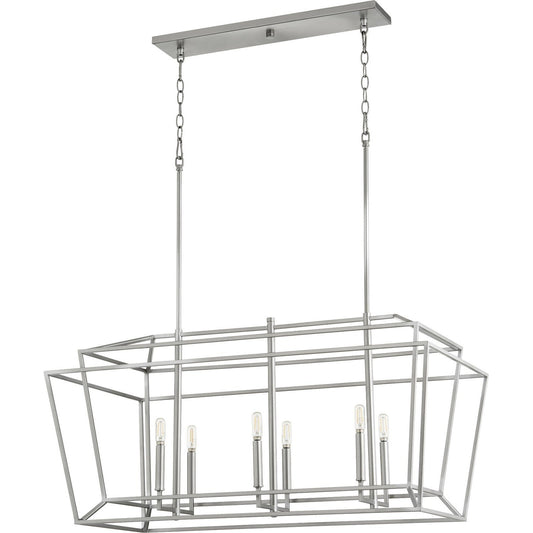 Quorum Monument 8507-6-64 Entry - Classic Nickel