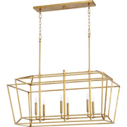 Quorum Monument 8507-6-74 Pendant - Gold Leaf